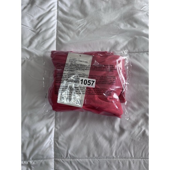 New Lululemon Align HR Crop 23" Women's Size 6 Pale Raspberry Pink LW6BGLS NWT - Picture 9 of 9